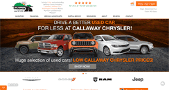 Desktop Screenshot of callawaychrysler.com